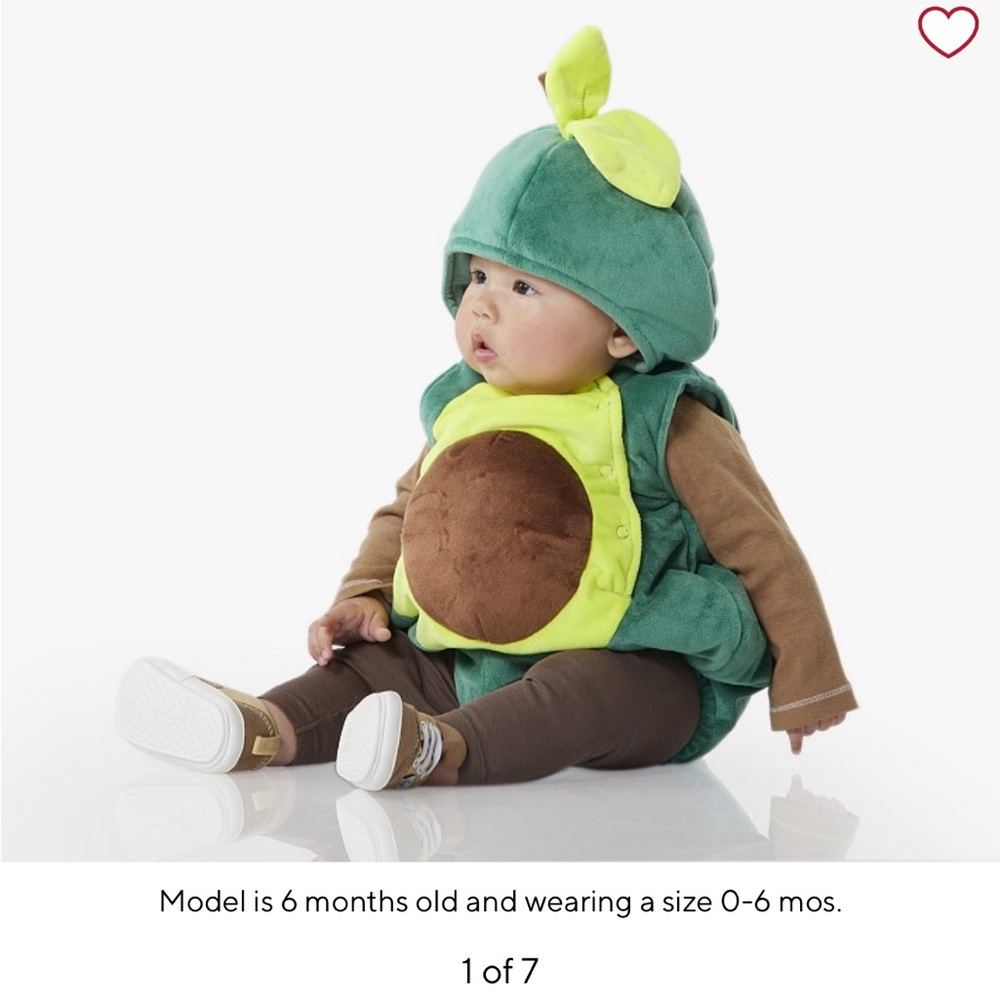 Pottery Barn Kids Avocado Halloween Costume